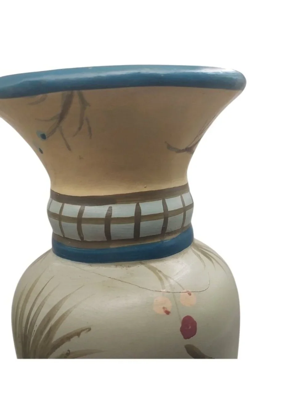 Hand Painted Fish Candle Holder Set Of 2 High Country Lodge Danna Cullen Ceramic